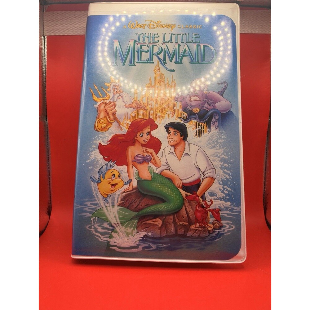 VHS TAPE - THE LITTLE MERMAID WITH BANNED COVER - BLACK DIAMOND COLLECTION